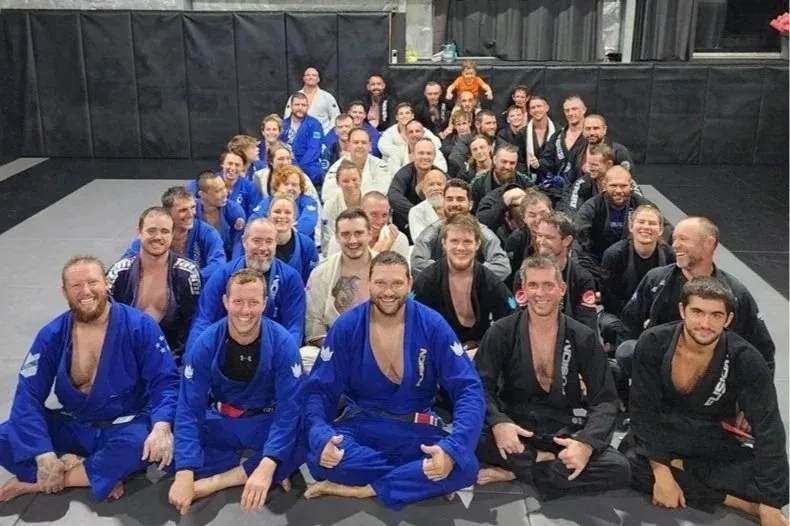 Bjj grading team photo at The M A Connection
