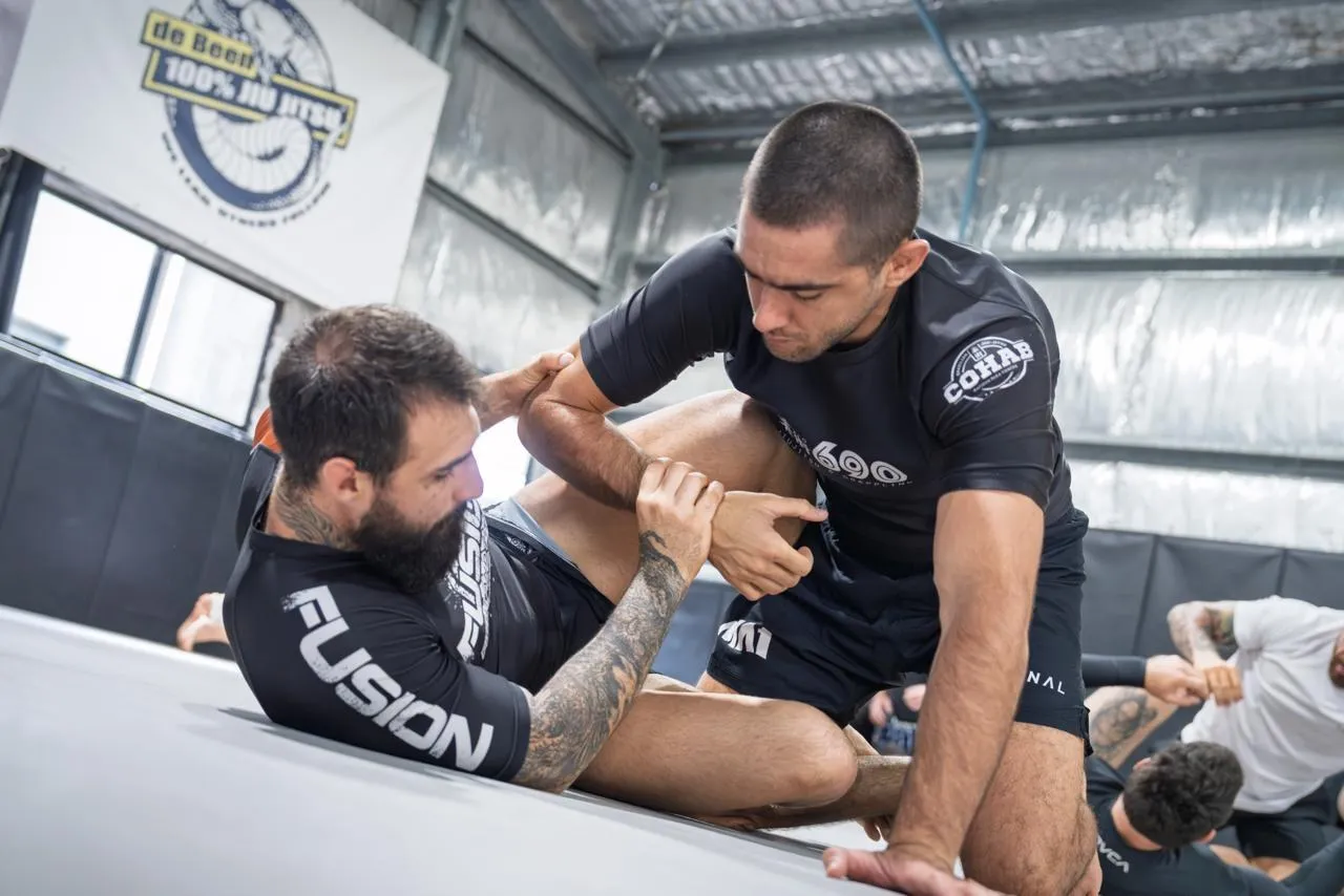 Brazilian jiu jitsu leg lock at The M A Connection