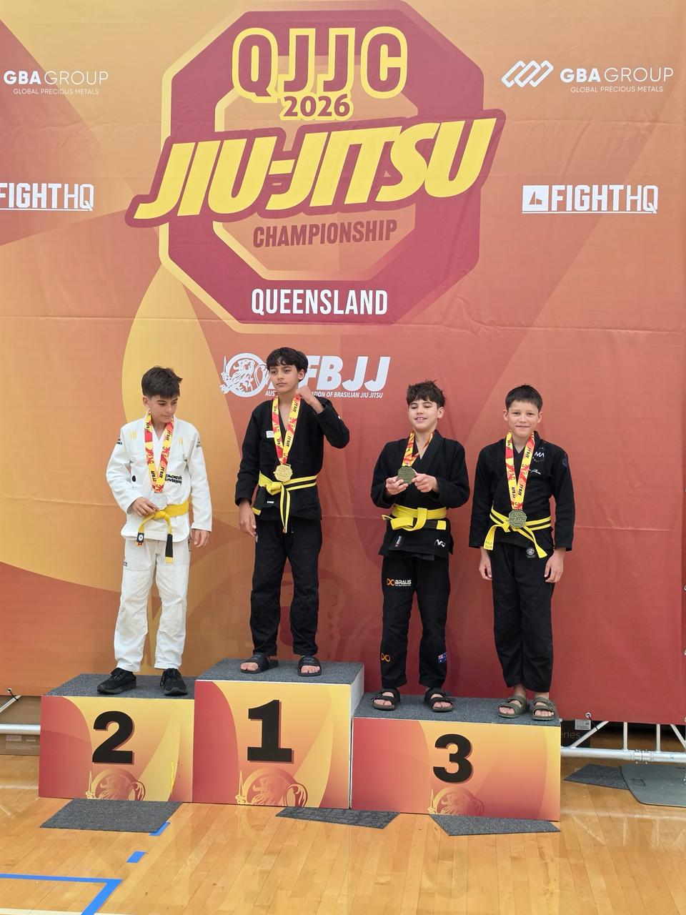 Podium ceremony - QJJJC 2026