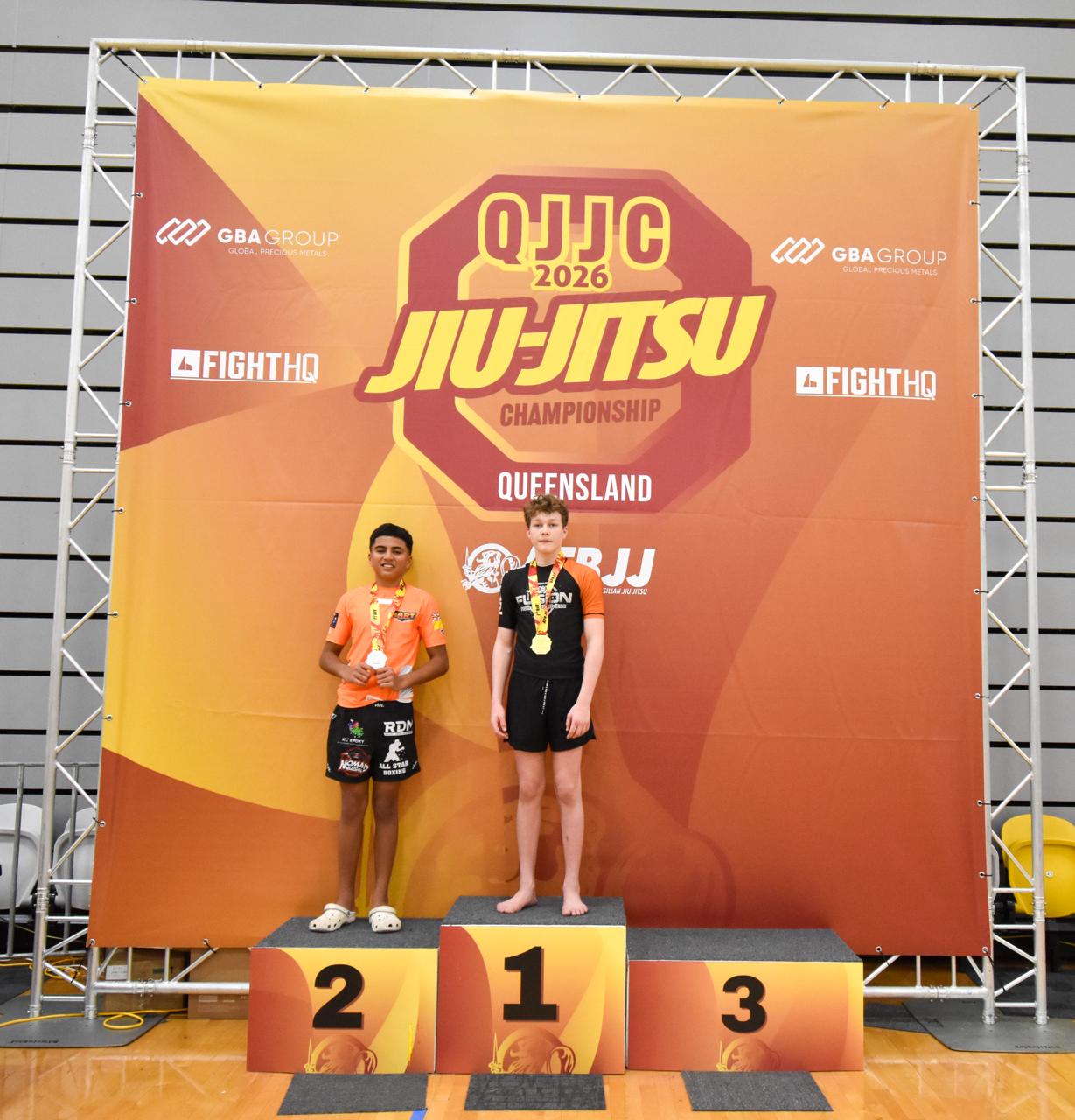 Podium ceremony - QJJJC 2026