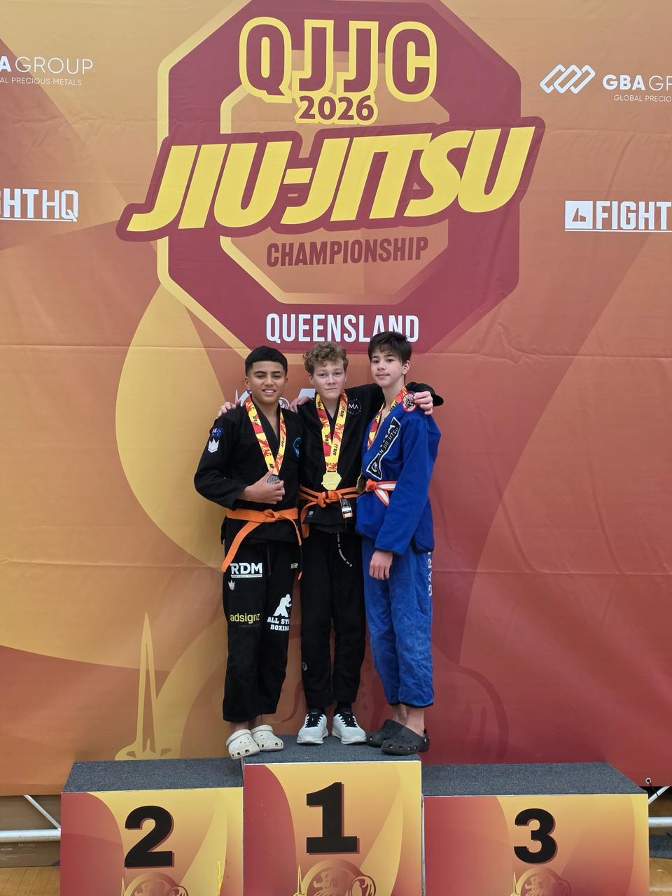Podium ceremony - QJJJC 2026