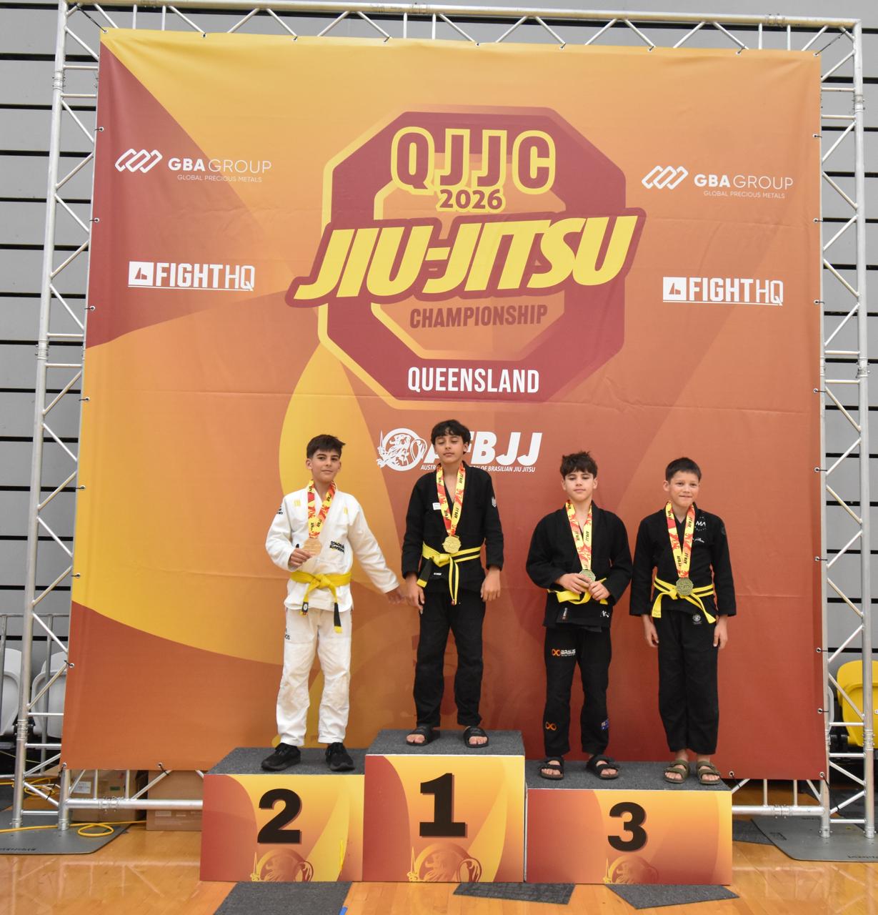 Podium ceremony - QJJJC 2026