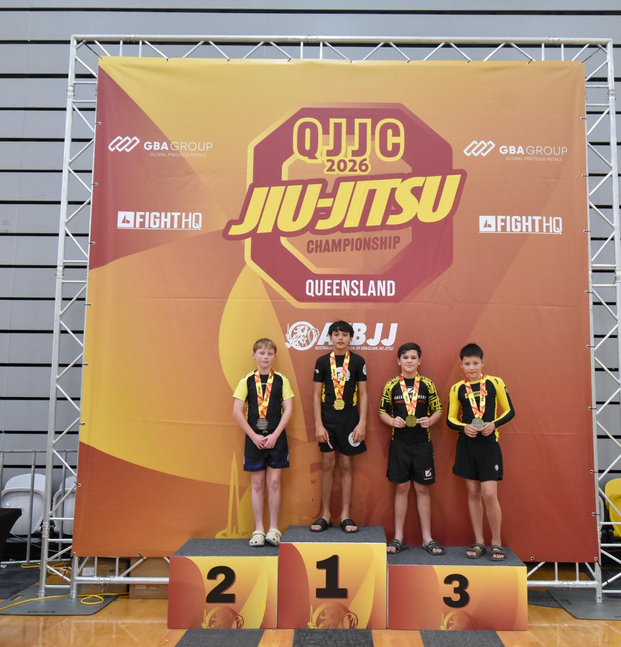 Podium ceremony - QJJJC 2026